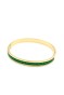 Baget Taşlı Bilezik - Yeşil
