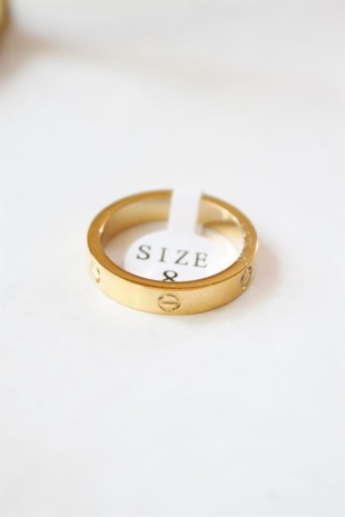 6'lı Crt Model İnce Alyans Yüzük Seti - Altın 6'lı Crt Model İnce Alyans Yüzük Seti - Altın