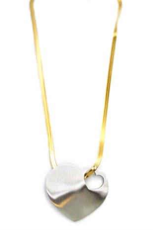 Kalp Kolye - Gümüş