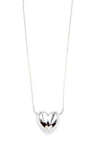 Kalp Kolye - Gümüş Kalp Kolye - Gümüş