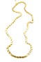 Kalın Uzun Arpa Zincir Kolye - Altın
