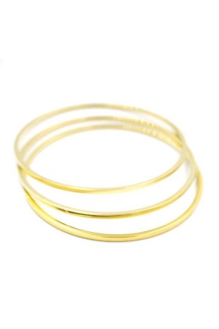 3'lü Ajda Bilezik - 60mm - Altın