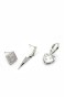 3'lü Kalp Küpe - Gümüş