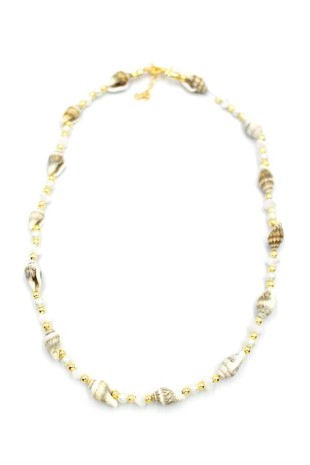 Deniz Kabuğu Kolye - Beyaz Deniz Kabuğu Kolye - Beyaz