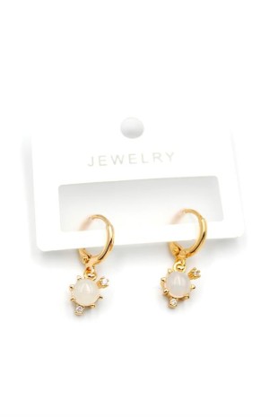 Damla Küpe - Altın Damla Küpe - Altın