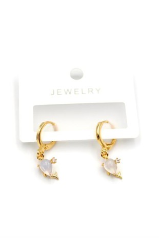 Balina Küpe - Altın Balina Küpe - Altın