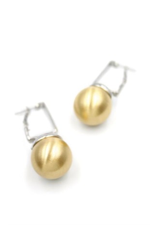 Top Küpe - Altın Top Küpe - Altın