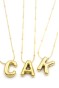24'lü Harf Kolye Seti - Altın