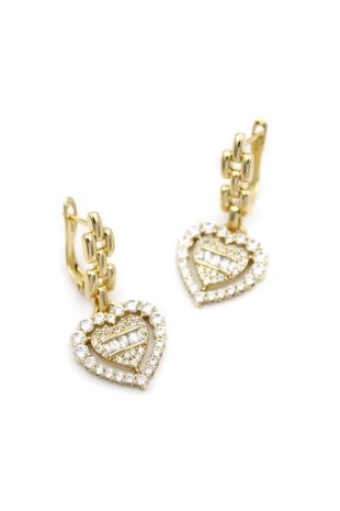 Kalp Küpe - Altın Kalp Küpe - Altın