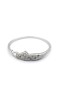 Zirkon Leopar Bilezik - Gümüş