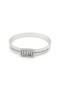 Baget Taşlı Bilezik - Gümüş