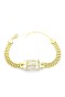 Taşlı Zincir Bileklik - Altın Taşlı Zincir Bileklik - Altın