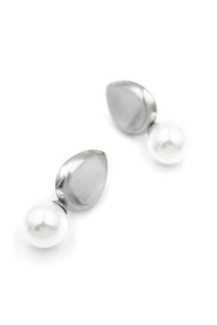 İnci Damla Küpe - Gümüş İnci Damla Küpe - Gümüş