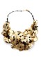 Çoklu Çiçek Kolye - Altın