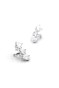 2'li Taşlı Kıkırdak Küpe - Gümüş