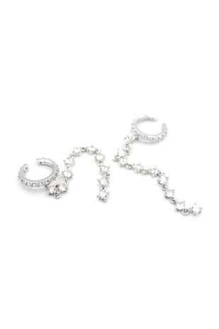 2'li Taşlı Kıkırdak Küpe - Gümüş 2'li Taşlı Kıkırdak Küpe - Gümüş