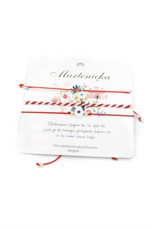 Fil Marteniçka Bileklik - Kırmızı