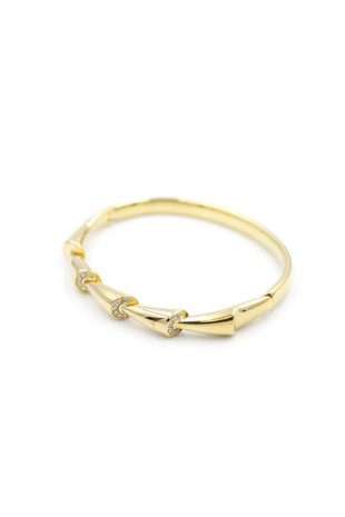 Çelik Kelepçe Bilezik - Altın Çelik Kelepçe Bilezik - Altın