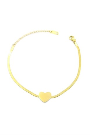 Kalp Bileklik - Altın