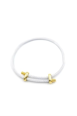 İp Bileklik - Beyaz