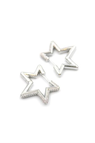 Yıldız Küpe - Gümüş Yıldız Küpe - Gümüş