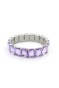 Lastikli Taşlı Bilezik - Mor