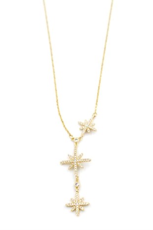 Kuzey Yıldızı Y Kolye - Altın