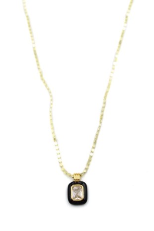 Ezme Zincir Kolye - 60 cm - Altın