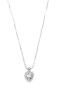 Ezme Zincir Taşlı Kolye - Gümüş
