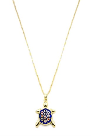 Kaplumbağa Kolye - Altın