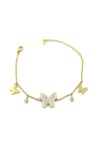 Kelebek Bileklik - Altın