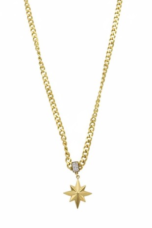 Kutup Yıldızı Zincir Kolye - Altın