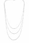 Top Boncuk Zincir Kolye - Gümüş