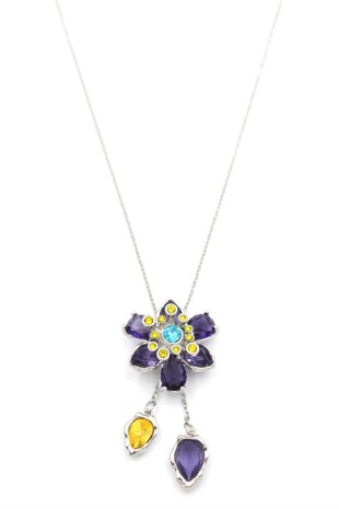 Swr Çiçek Kolye - Mor Swr Çiçek Kolye - Mor