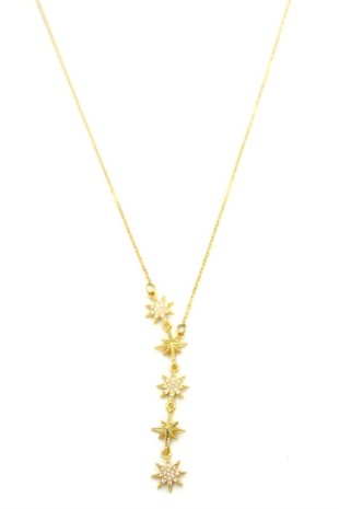 Kuzey Yıldızı Y Kolye - Altın