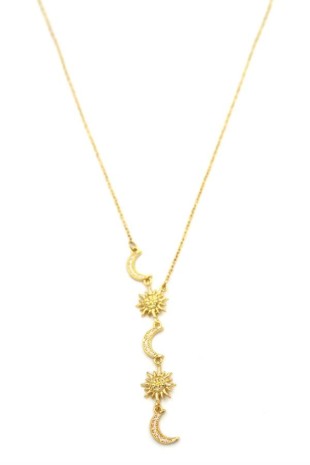 Ay Yıldız Y Kolye - Altın Ay Yıldız Y Kolye - Altın