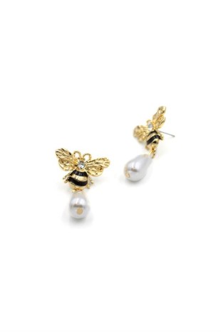 Arı Küpe - Altın Arı Küpe - Altın