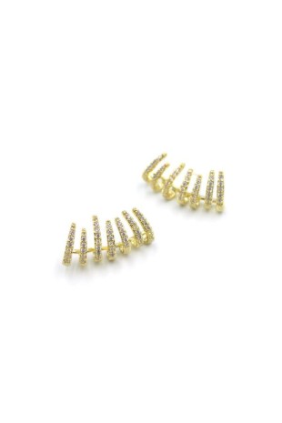 Taşlı Küpe - Altın Taşlı Küpe - Altın