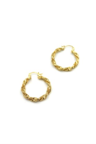 Halka Küpe - Altın