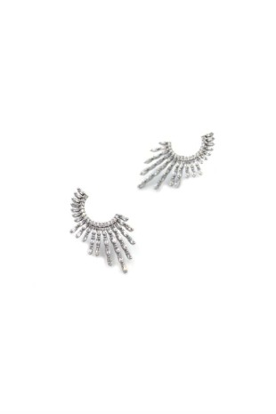 Taşlı Küpe - Gümüş Taşlı Küpe - Gümüş