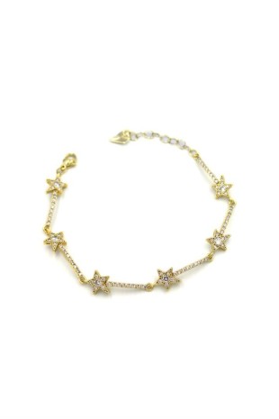 Taşlı Yıldız Bileklik - Altın Taşlı Yıldız Bileklik - Altın
