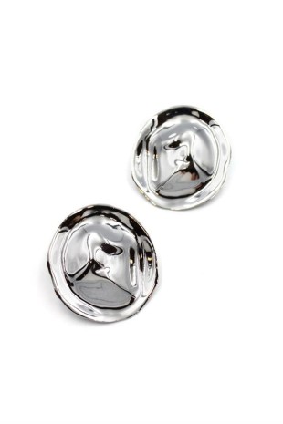 Plaka Küpe - Gümüş Plaka Küpe - Gümüş