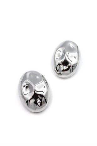 Plaka Küpe - Gümüş Plaka Küpe - Gümüş