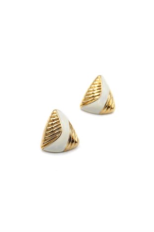 Mineli Küpe - Beyaz Mineli Küpe - Beyaz