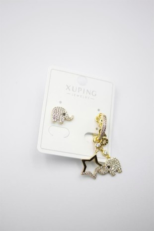 Fil Shakira Küpe - 14K Altın Fil Shakira Küpe - 14K Altın