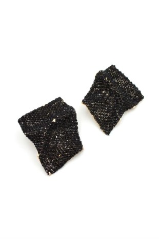 Taşlı Küpe - Siyah Taşlı Küpe - Siyah