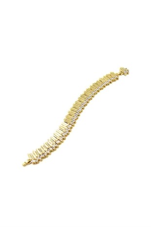 Taşlı VİP Bileklik - Altın Taşlı VİP Bileklik - Altın