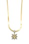 Kuzey Yıldızı İtalyan Zincir Kolye - Altın