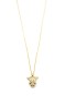 Taşlı Yıldız Kolye - 14K Altın