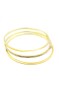 3'lü Ajda Bilezik-65mm - Altın